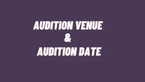 Audition venue