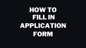 application form